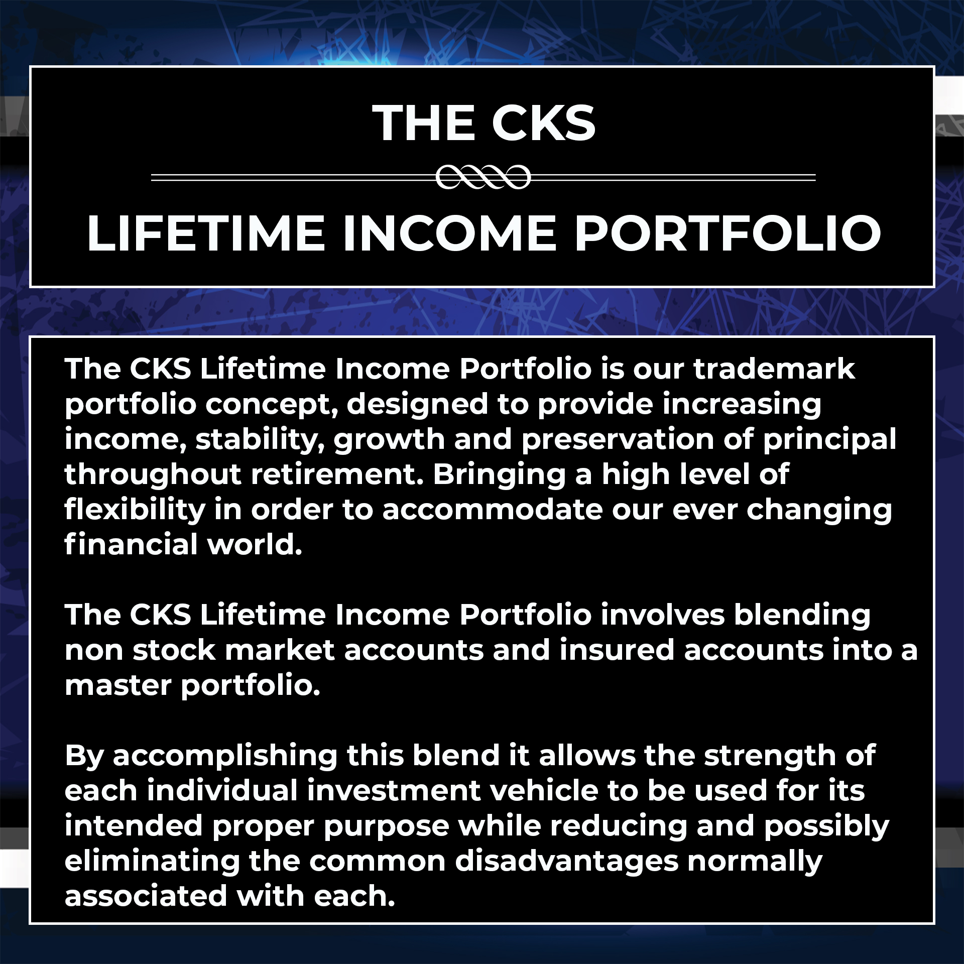 lifetime income portfolio